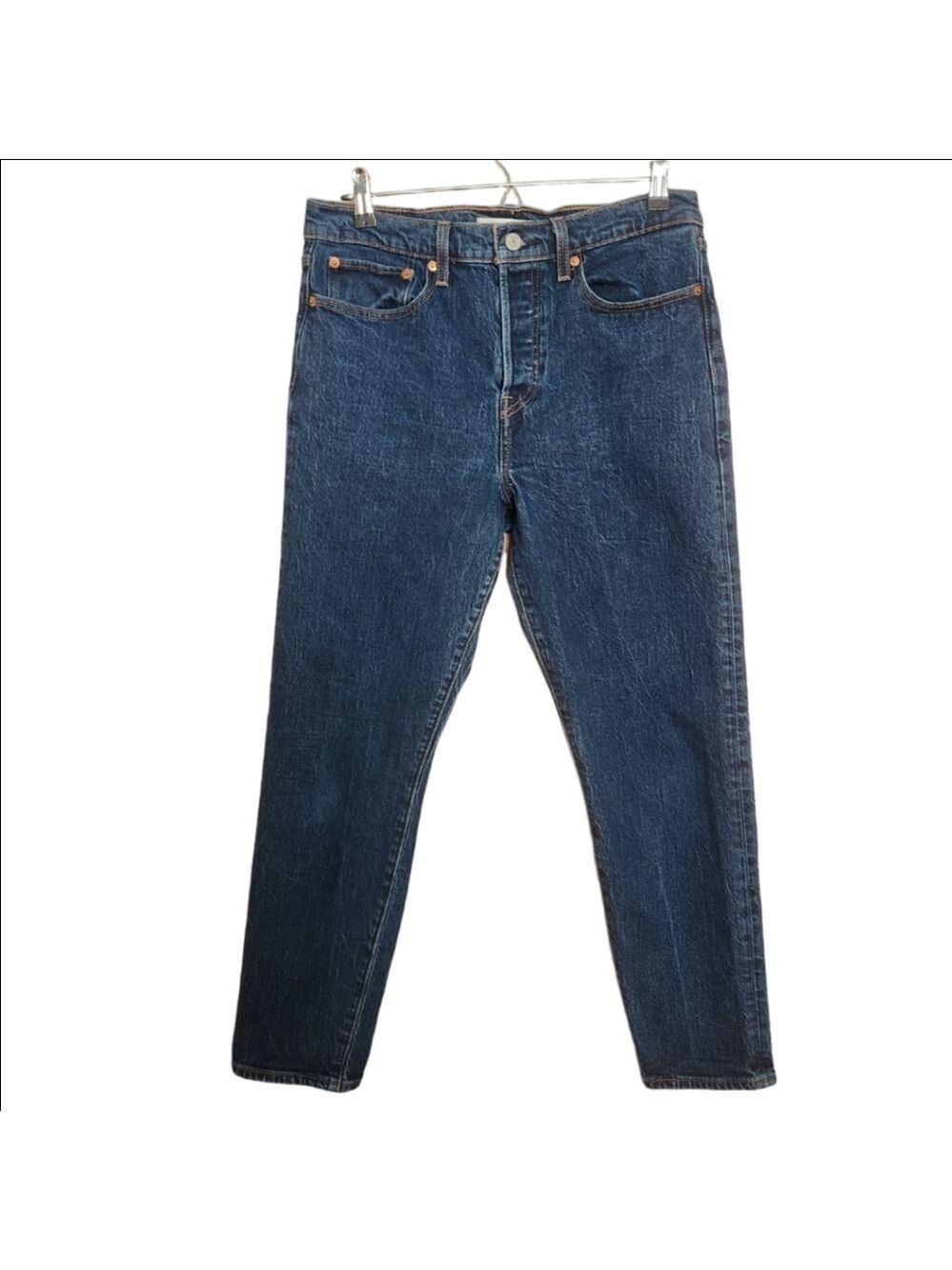 LEVIS DARK WASH HIGH RISE WEDGIE JEAN SIZE 31 LIKE NEW! - Picture 2 of 8
